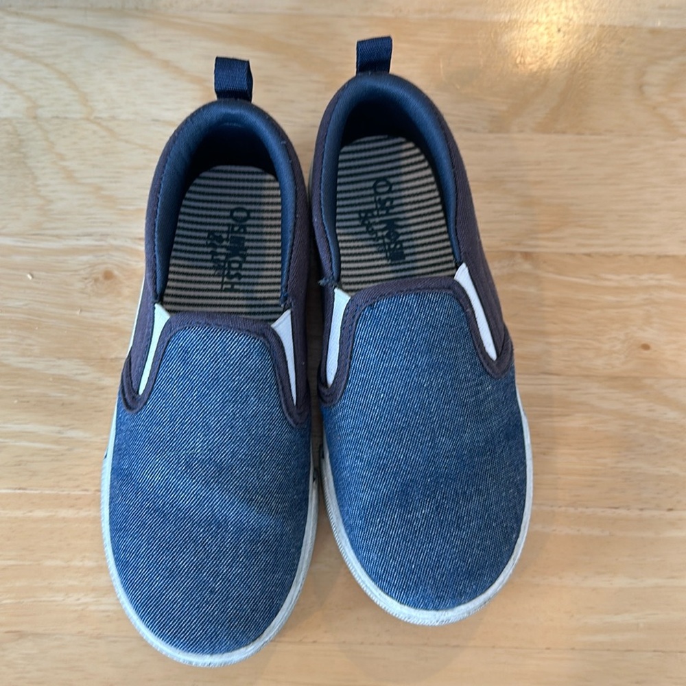 Boys Blue Denim Deck Shoes